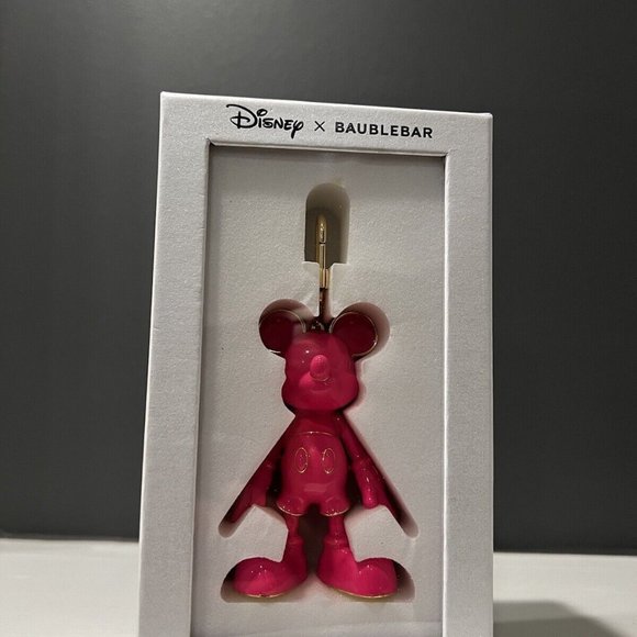 Disney X Baublebar Pink Keychain/Bag Charm - Picture 2 of 7